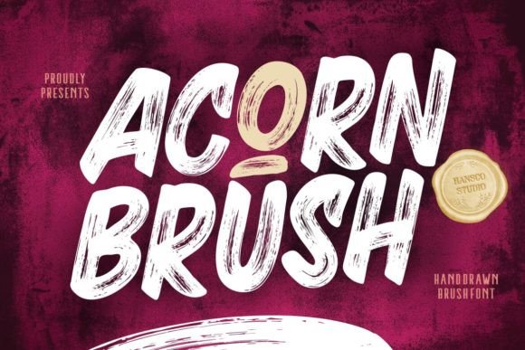 Acorn Brush: Bold Typography for Authentic Branding