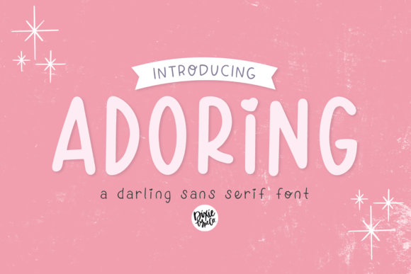 Adoring: The Handwritten Font for Romantic Design Projects