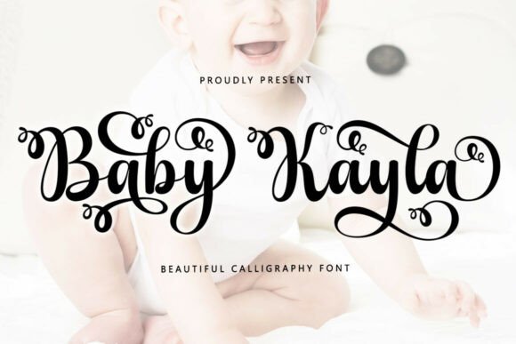 Baby Kayla: Elevating Design with Elegant Handwritten Typography