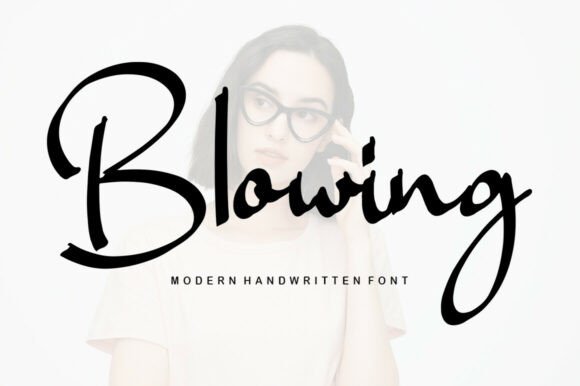 Blowing: A Stylish Handwritten Font for Modern Design