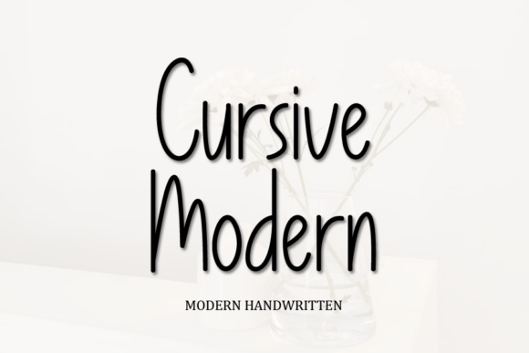 Cursive Modern: The Handwritten Font for Authentic Design