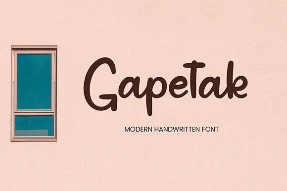 Gapetak: A Stylish Font for Modern Design Projects