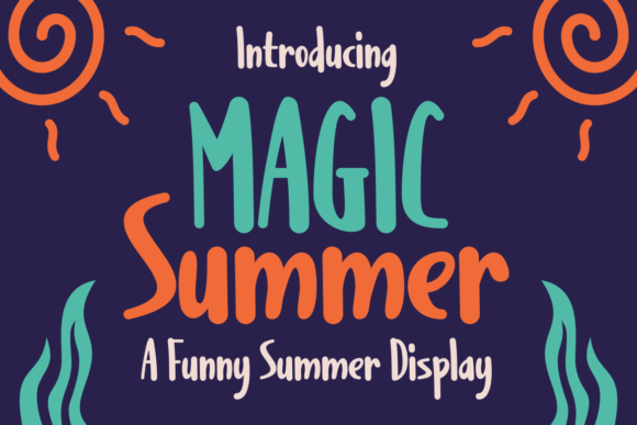 Infuse Your Designs with Whimsy: The Magic Summer Font