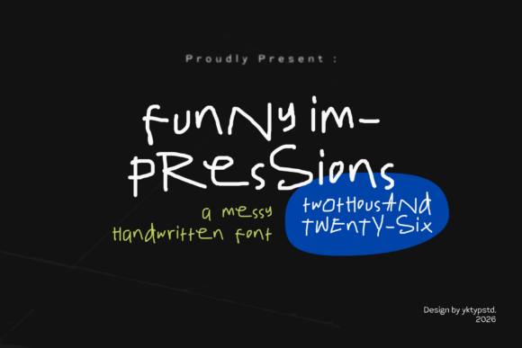 Inject Playful Energy with the Funny Impressions Typeface
