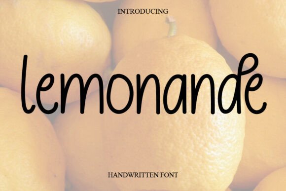 Lemonande: A Handwritten Font for Authentic Design