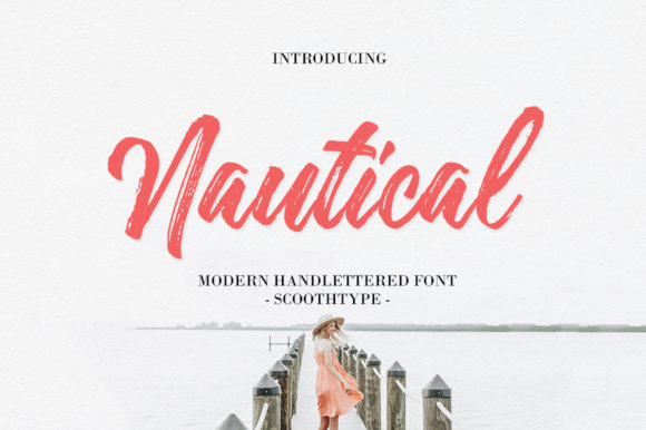 Nautical: A Brushed Handwritten Font for Elegant Design