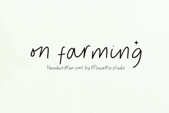 On Farming Type Face: Authentic Typography for Organic Brands