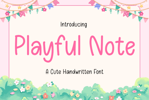 Playful Note: A Font That Brings Joy to Design