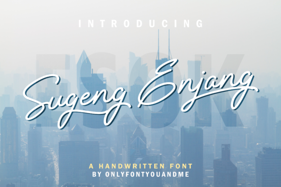 Sugeng Enjang: The Elegant Handwritten Font for Modern Design