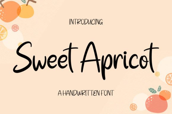Sweet Apricot: A Handwritten Font for Timeless Branding