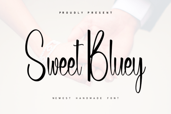 Sweet Bluey: The Handwritten Font for Heartfelt Design