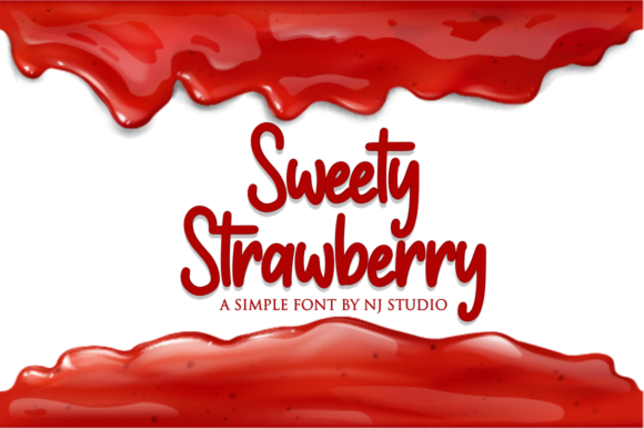 Sweety Strawberry: A Font for Friendly Design